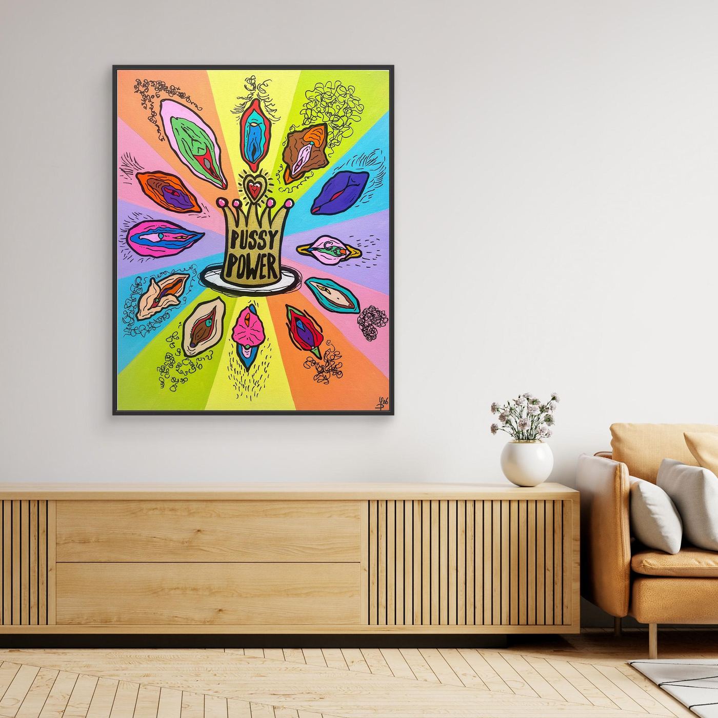 Canvas Print: Pussy Power