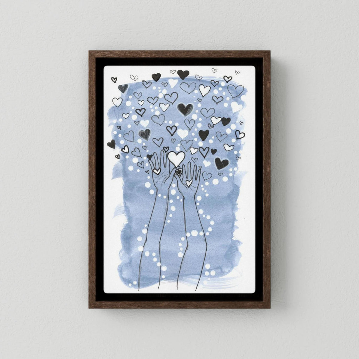 Canvas Print: Hold The Love