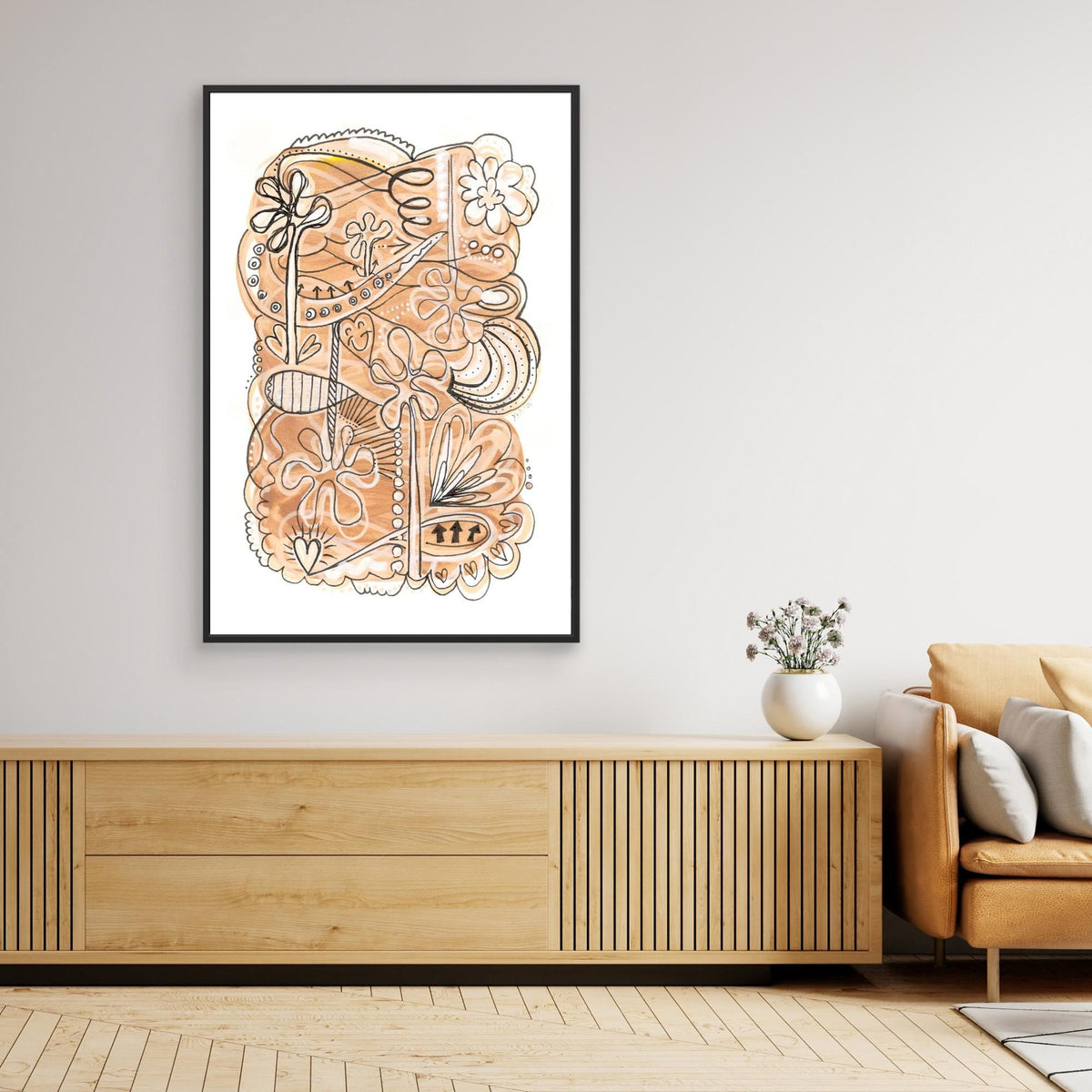 Canvas Print: Waves of Growth