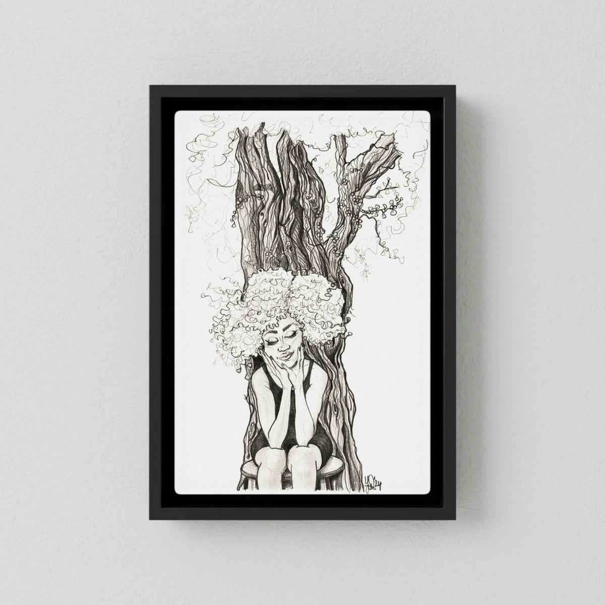 Canvas Print: Bijoux - Mother Earth (Colour Frames)