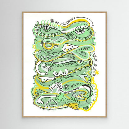 Canvas Print: Waves of Humanity (WW)