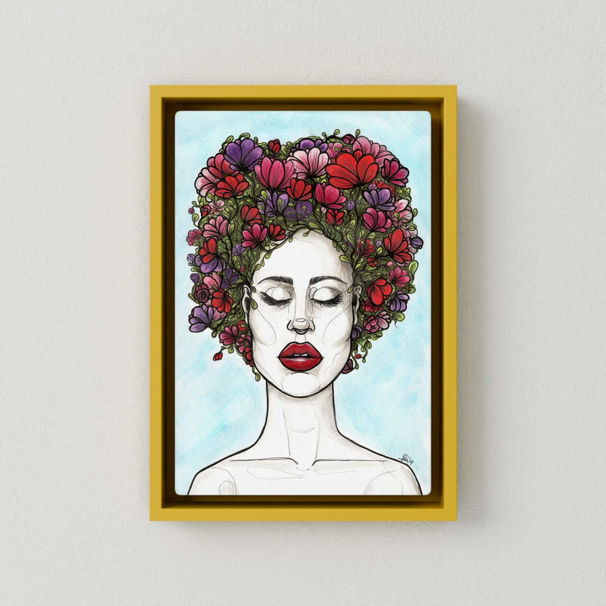 Canvas Print: The Rebirth of Eve (Colour Frames)