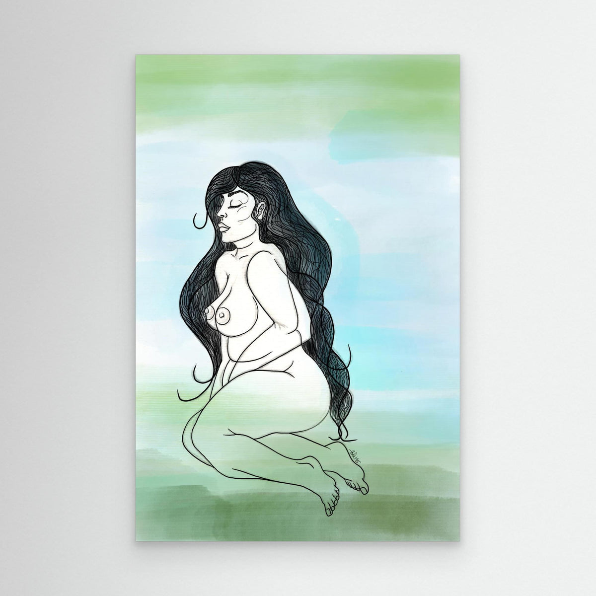 Canvas Print: She Curves