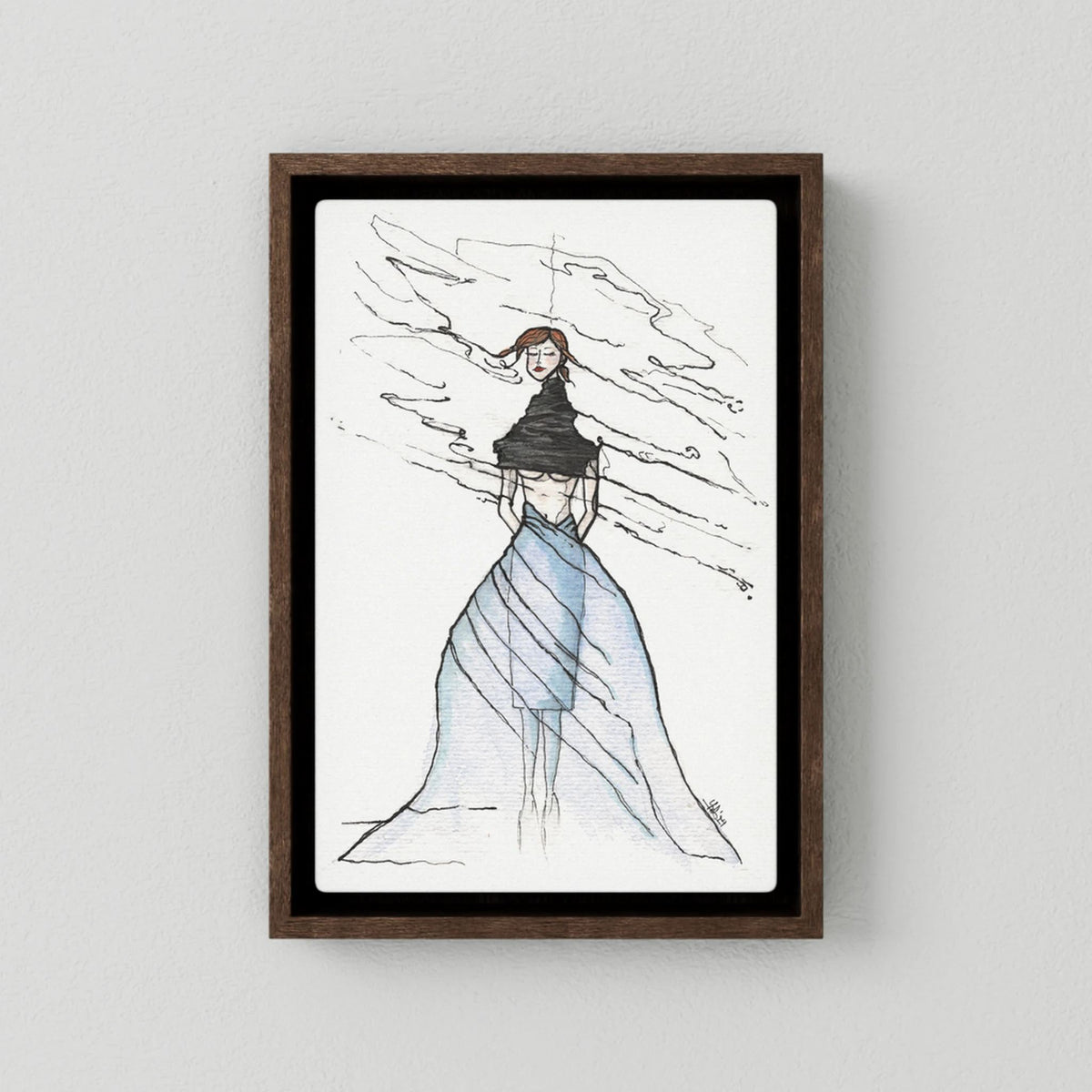 Canvas Print: Bound - A Transformational Journey Within (Colour Frames)