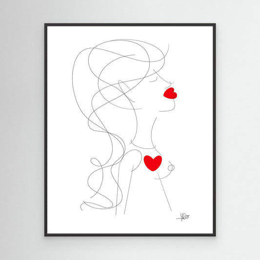 Canvas Print: Peace of Her (WW)